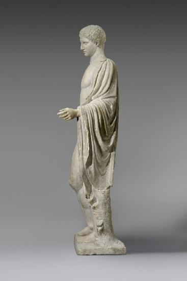 Marble statue of the Greek God Hermes