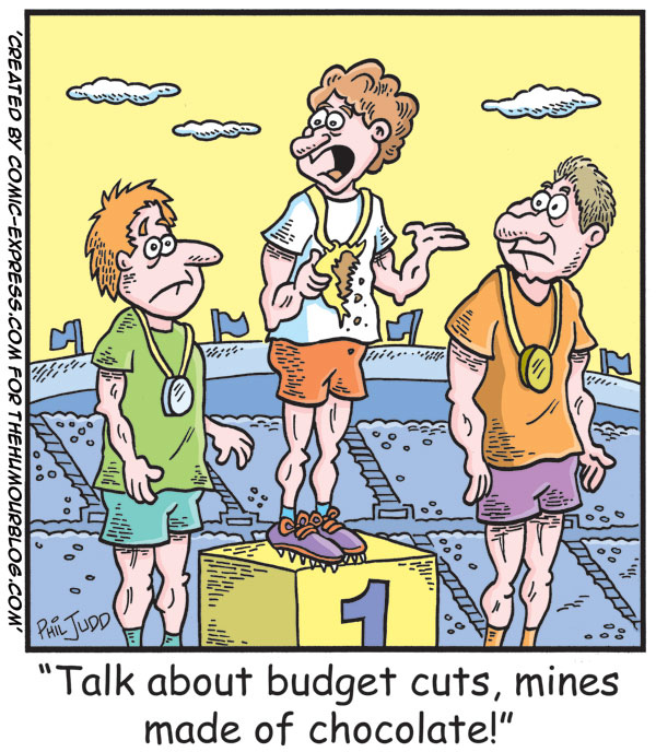 Una caricatura política sobre recortes presupuestales