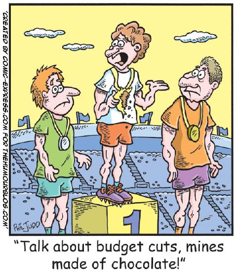 A Political Cartoon about Budget Cuts