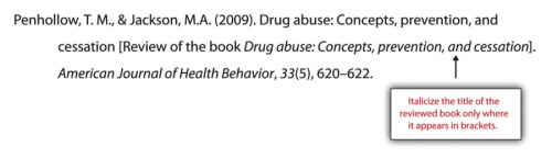 Penhollow, T.M, and Jackson, M.A. (2009). Drug abuse: Concepts, prevention, and cessation [Review of the book Drug abuse: Concepts, prevention, and cessation]. American Journal of Health Behavior, 33 (5), 620-622.