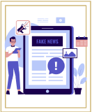 decorative. Blue and white image of student looking worriedly at phone.png