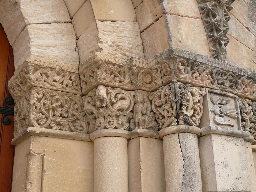 Carved columns