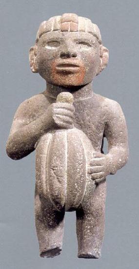  Aztec sculpture 