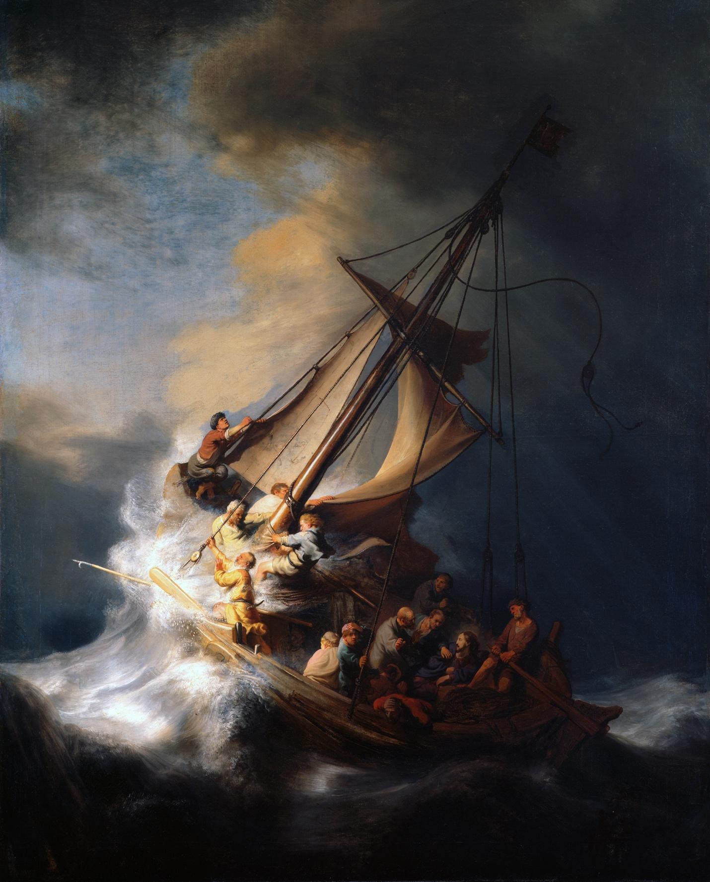 La tempête sur la mer de Galilée
