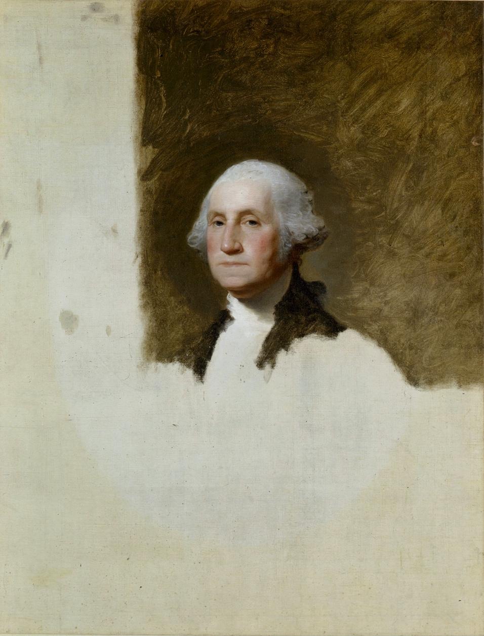 Portrait of George Washington  
(The Athenaeum Portrait)
