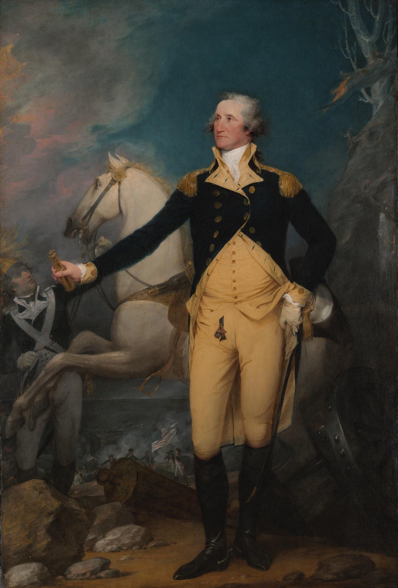 Le général George Washington à Trenton