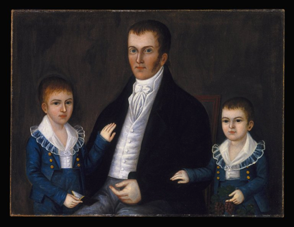 John Jacob Anderson et ses fils John et Edward