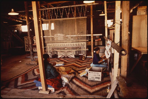 Weaving rugs   