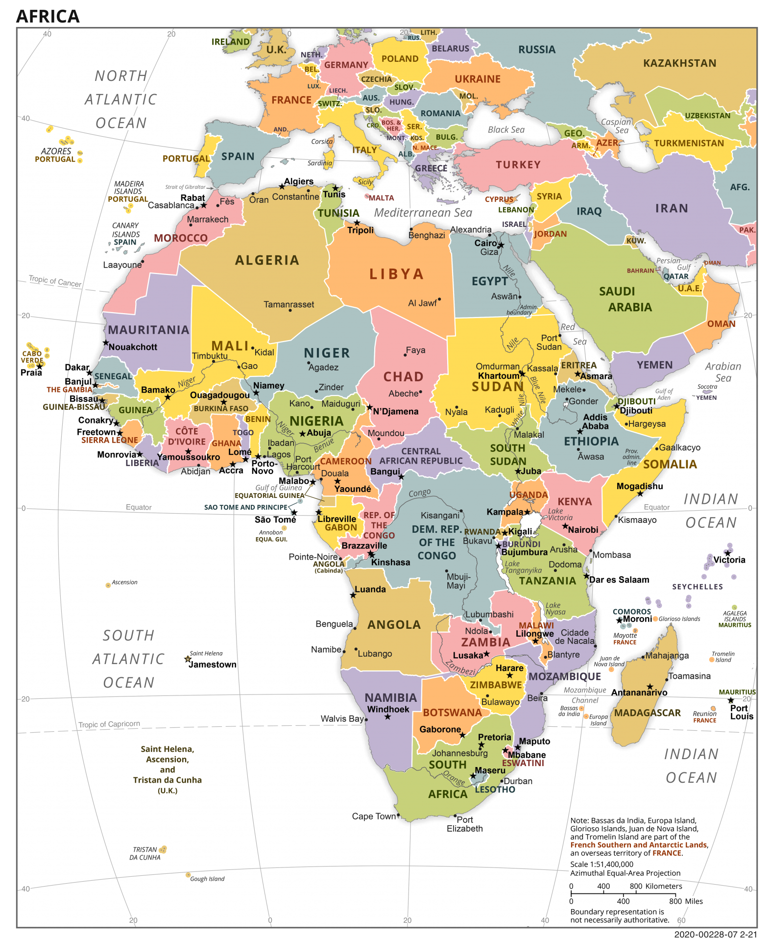 Map of Africa