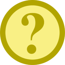 An icon showing a question mark 