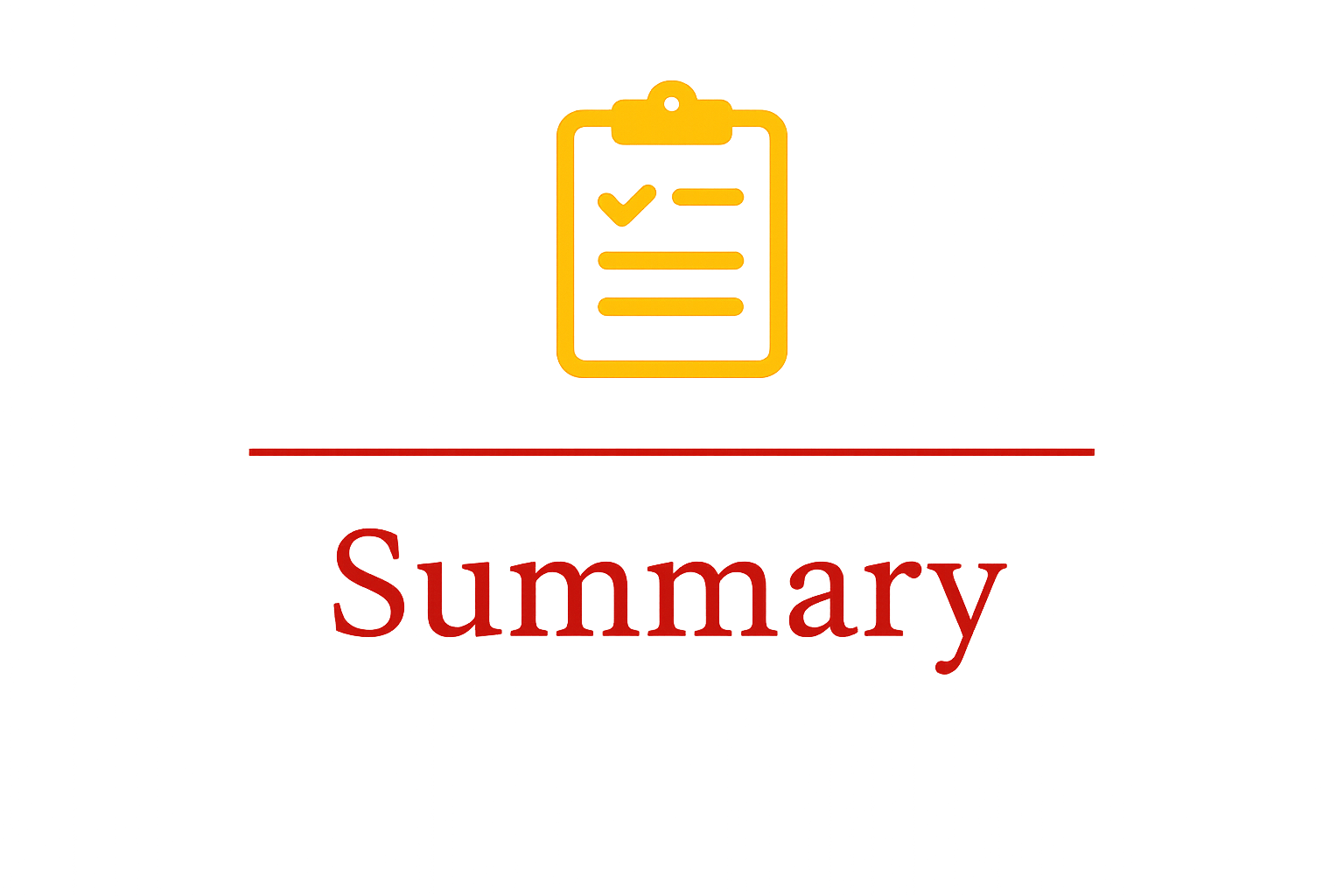 Image of the word Summary