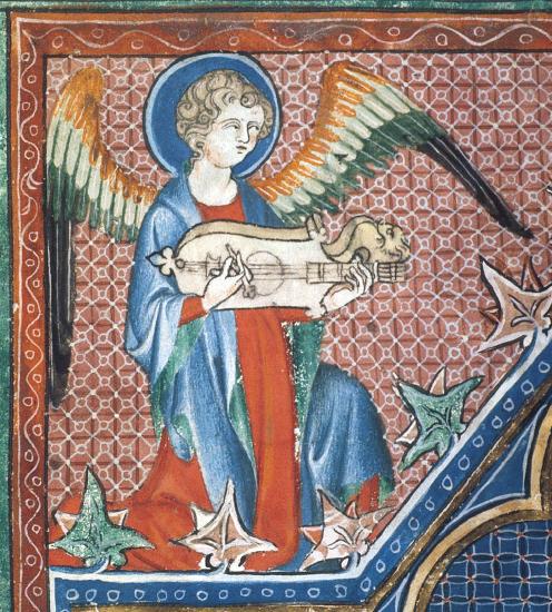 A citole with a lute.