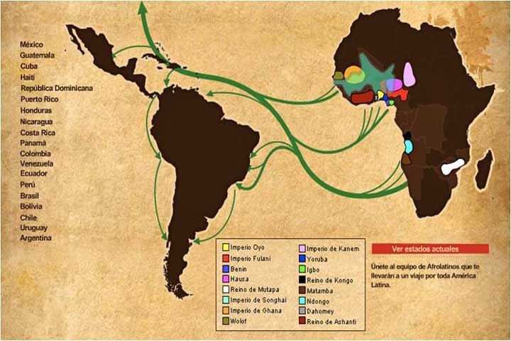 La presencia de ancestro africano en América Latina
