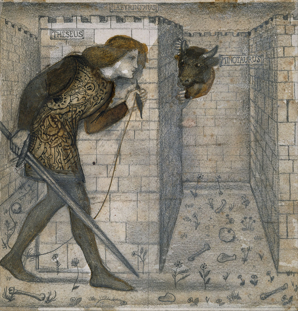 980px-Edward_Burne-Jones_-_Tile_Design_-_Theseus_and_the_Minotaur_in_the_Labyrinth_-_Google_Art_Project.jpg