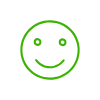 Icon of happy face