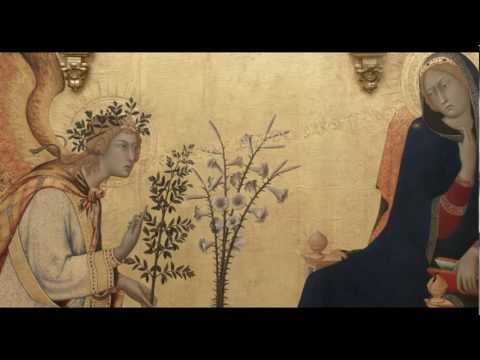 Thumbnail for the embedded element "Simone Martini, Annunciation"