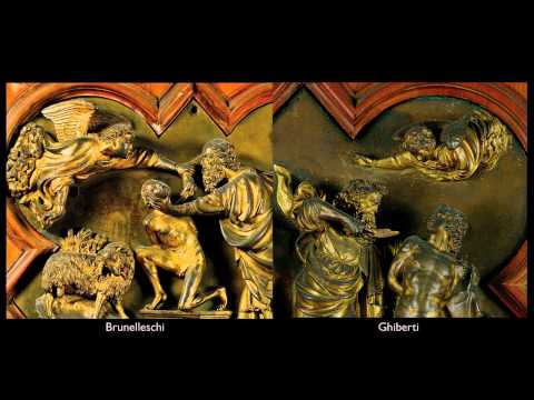 Miniatura del elemento incrustado “Brunelleschi & Ghiberti, el sacrificio de Isaac”