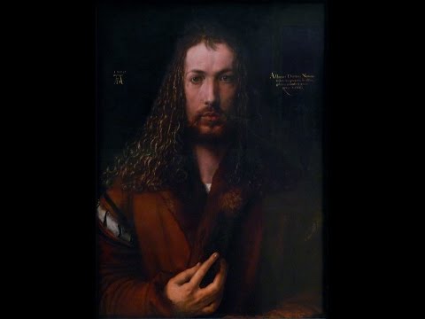 Thumbnail for the embedded element "Dürer, Self-portrait (1500)"