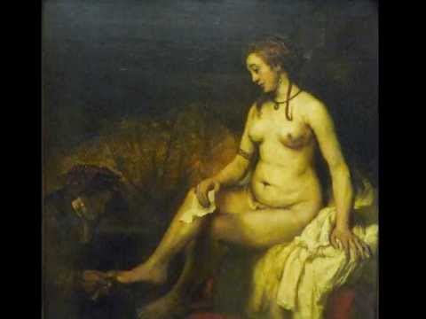 Thumbnail for the embedded element "Rembrandt, Bathsheba at her Bath"