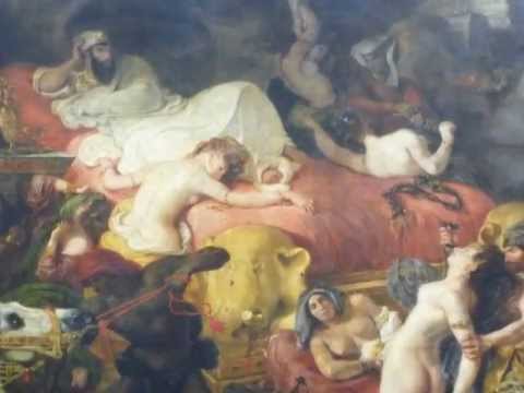 Miniatura del elemento incrustado “Delacroix, La muerte de Sardanapalus”