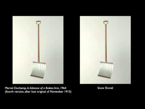 Miniaturas para el elemento incrustado “El arte como concepto: Duchamp, en avance del brazo roto”