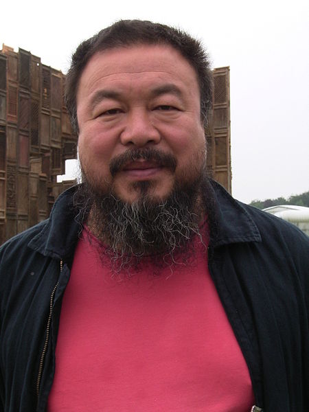 Photograph of the artist Ai Weiwei