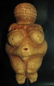 An ancient carving, thought to be a fertility symbol.