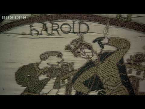 Thumbnail for the embedded element "The Bayeux Tapestry - Seven Ages of Britain - BBC One"