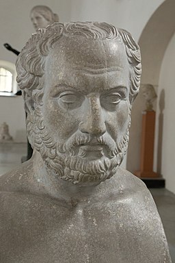 Busto de mármol de Tucídides