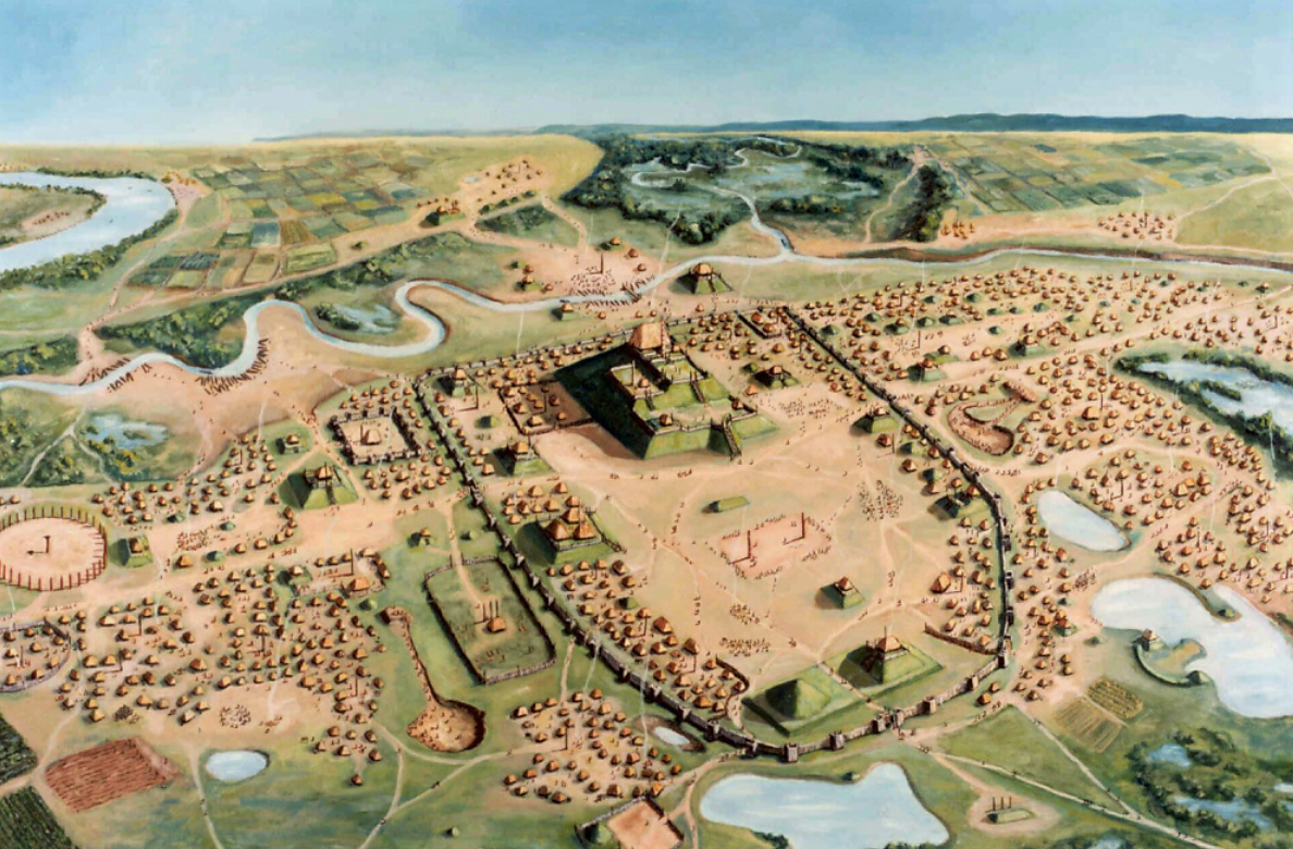 Cahokia, by Bill Iseminger. Cahokia Mounds State Historic Site