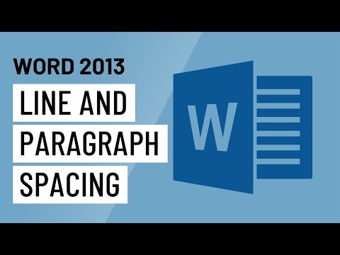 Thumbnail for the embedded element "Word 2013: Line and Paragraph Spacing"