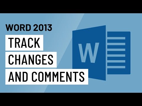 Thumbnail for the embedded element "Word 2013: Track Changes and Comments"