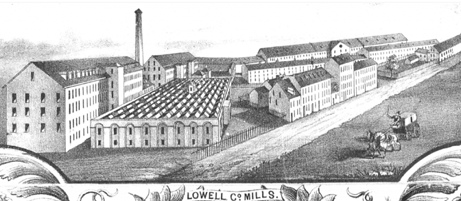 Sidney & Neff, Detail from “Plan of the City of Lowell, Massachusetts,” 1850, http://commons.wikimedia.org/wiki/File:1850_Lowell_Co_Mills_Lowell_Massachusetts_detail_of_map_by_Sidney_and_Neff_BPL_11051.png. 