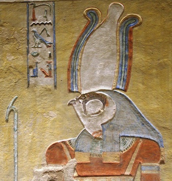 Horus in the tomb of Khaemwaset