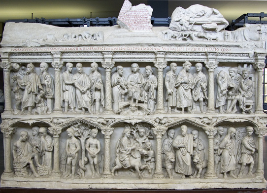 Sarcophagus of Junius Bassus (plaster cast)
