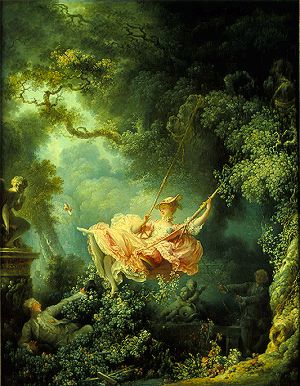 Jean-Honoré Fragonard, The Swing, oil on canvas, 1767 (Wallace Collection, London)