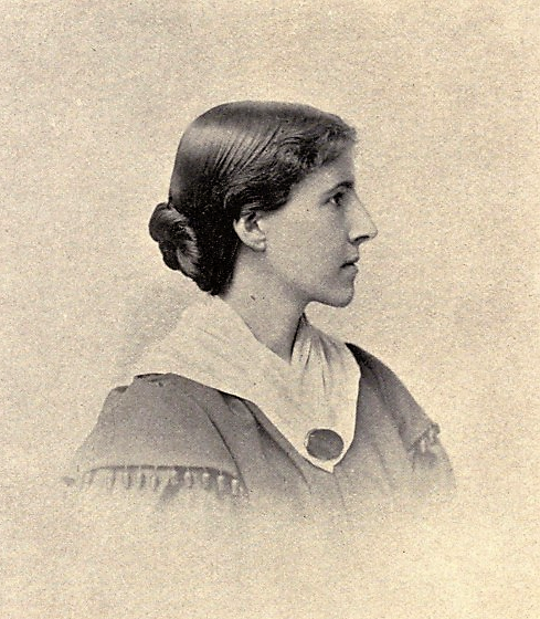 Taken a few years after the publication of “The Yellow Wallpaper,” this portrait photograph shows activist Charlotte Perkins Gilman’s feminine poise and respectability even as she sought massive change for women’s place in society. An outspoken supporter of women’s rights, Gilman’s works challenged the supposedly “natural” inferiority of women. Her short stories, novels, and poetry have been an inspiration to feminists for over a century. Photograph, 1895. Wikimedia, http://commons.wikimedia.org/wiki/File:Charlotte_Perkins_Gilman_3.jpg. 