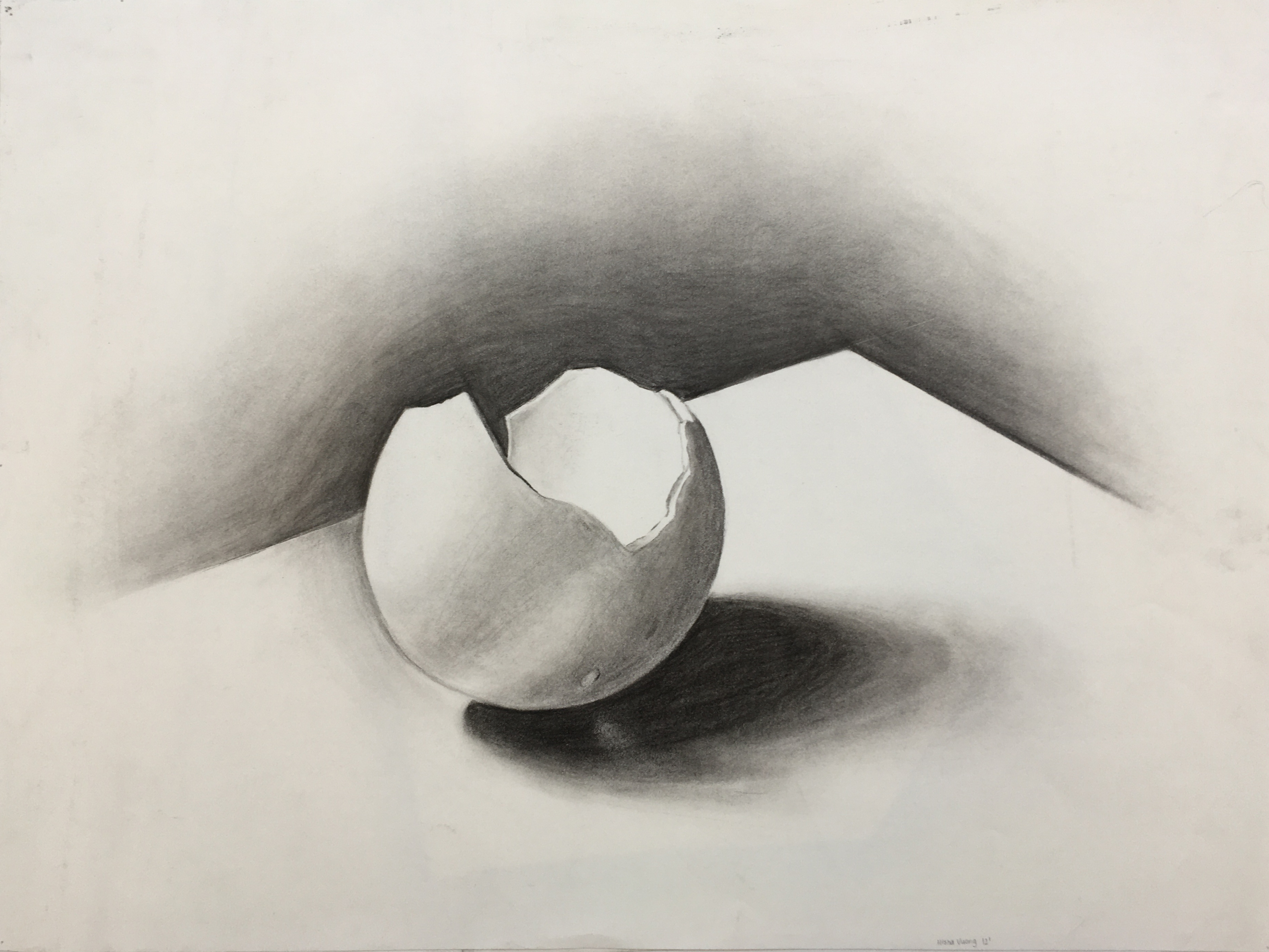 charcoal drawing objects