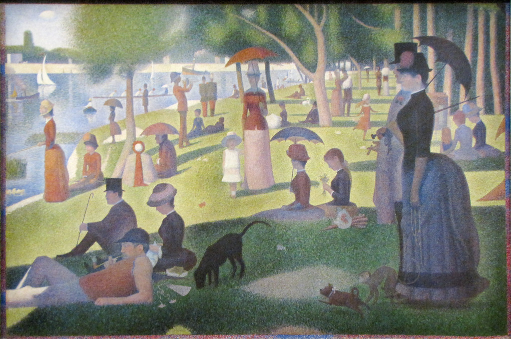 'Jumapili kwenye La Grande Jatte—1884' na Georges Seurat