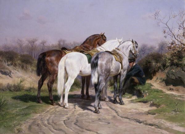 Relay uwindaji, 1887 - Rosa Bonheur