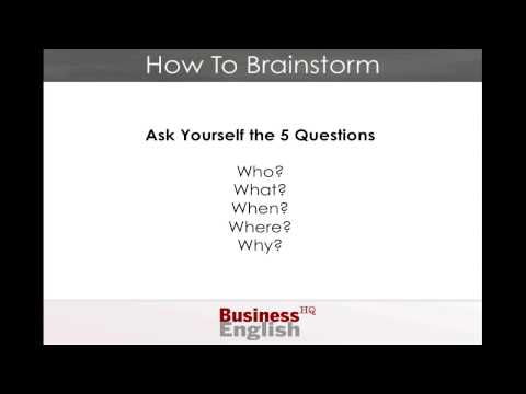 Thumbnail for the embedded element "Four Steps To Pre-Writing: How To Brainstorm"