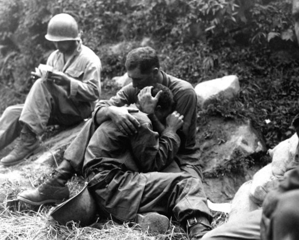 With the policy of “containing” communism and at home and abroad, the U.S. pressured the United Nations to support the South Koreans, ultimately supplying American troops to fight in the civil war. Though rather forgotten in the annals of American history, the Korean War caused over 30,000 American deaths and 100,000 wounded, leaving an indelible mark on those who served. Wikimedia, http://upload.wikimedia.org/Wikipedia/commons/1/1b/KoreanWarFallenSoldier1.jpg. 