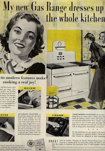 1950s Advertisement for the American Gas Association