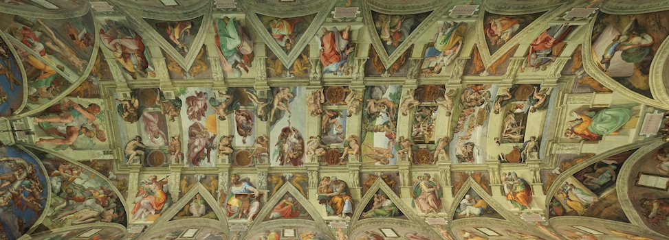 Michelangelo, Ceiling of the Sistine Chapel, 1508-1512, fresco (Vatican City, Rome)