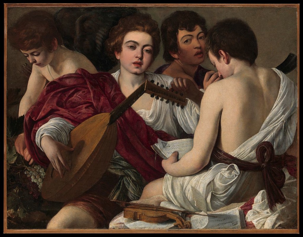 The Musicians, painting by Caravaggio, c. 1595