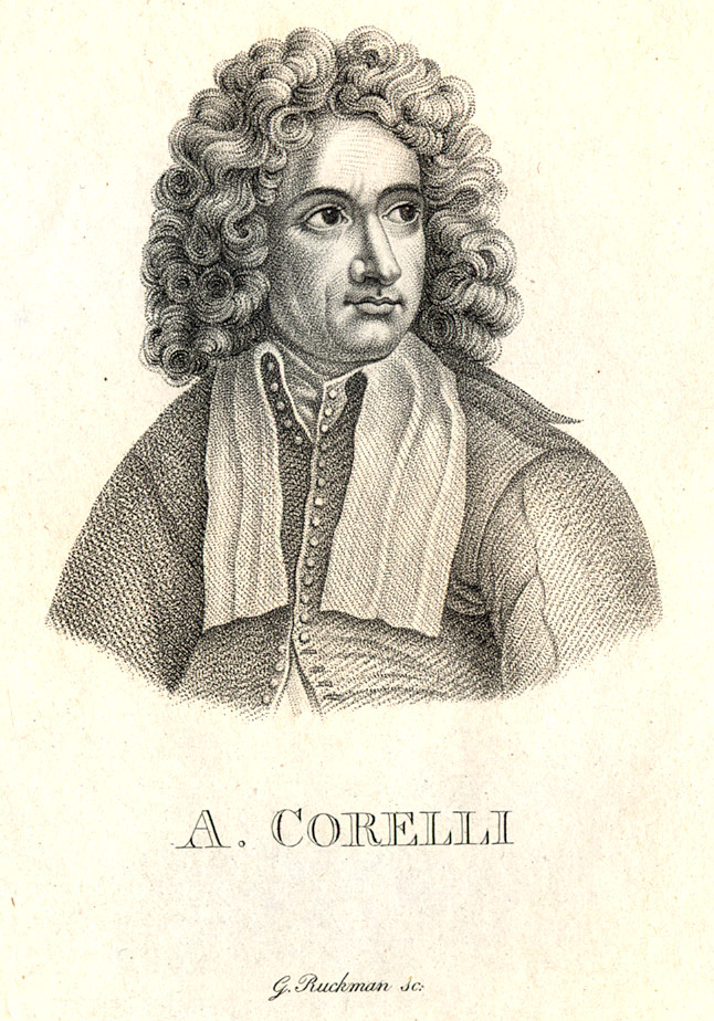 Engraving of Arcangelo Corelli