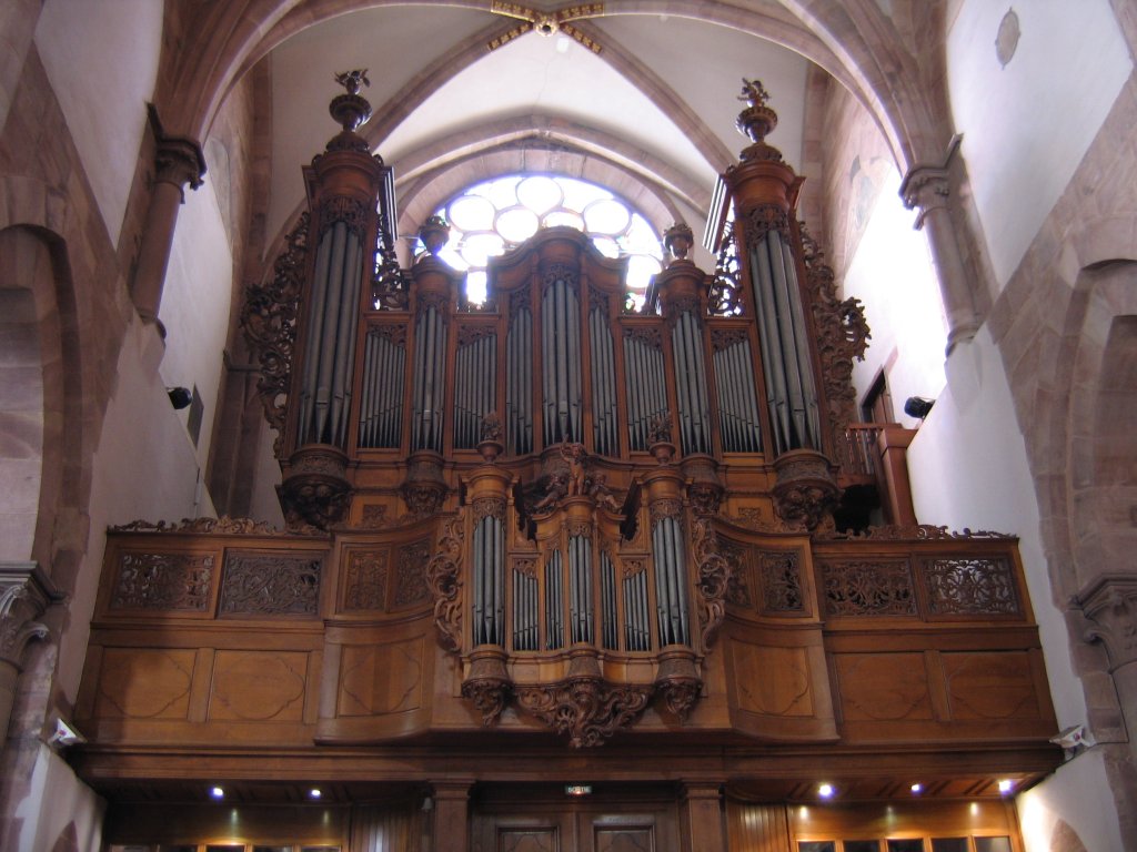 Órgano de Tubo Grande, Orgue Jean-André Silbermann de l'église Saint Thomas de Strasbourg Foto