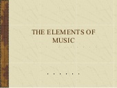 Thumbnail for the embedded element "The Elements of Music"