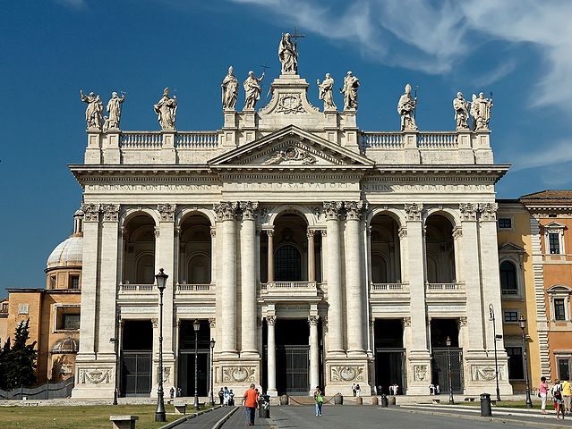 Figure 2. Facade of St John Lateran, Rome, where Palestrina was musical director