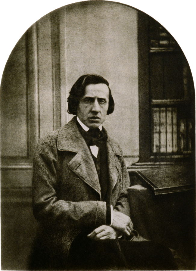 Figure 1. Photograph of Chopin by Bisson, c. 1849